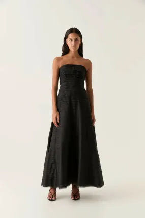 Aje Soundscape Maxi Dress in Black Size 6