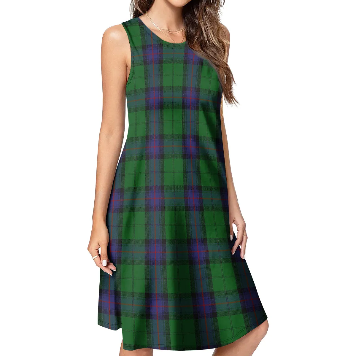 Armstrong Tartan Womens Casual Dresses