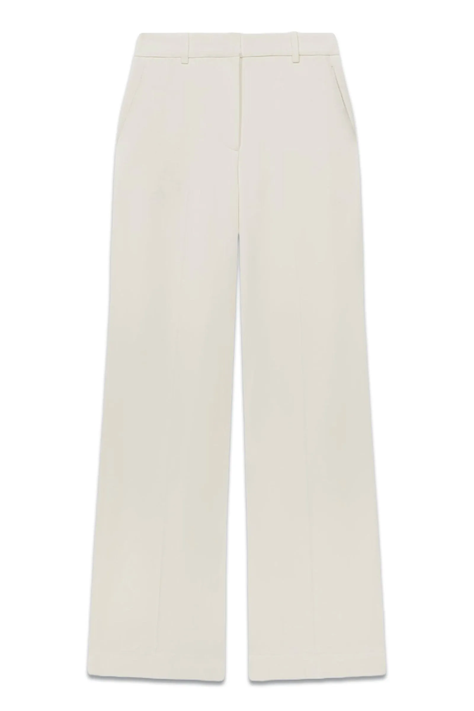 Atelier Cream Italian Wide Leg Trousers