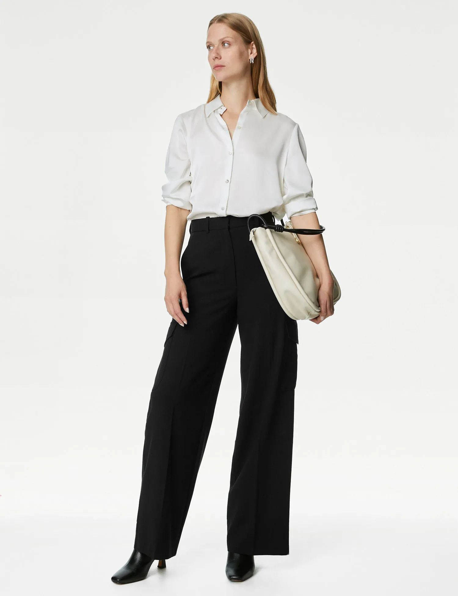 Cargo Wide Leg Trousers