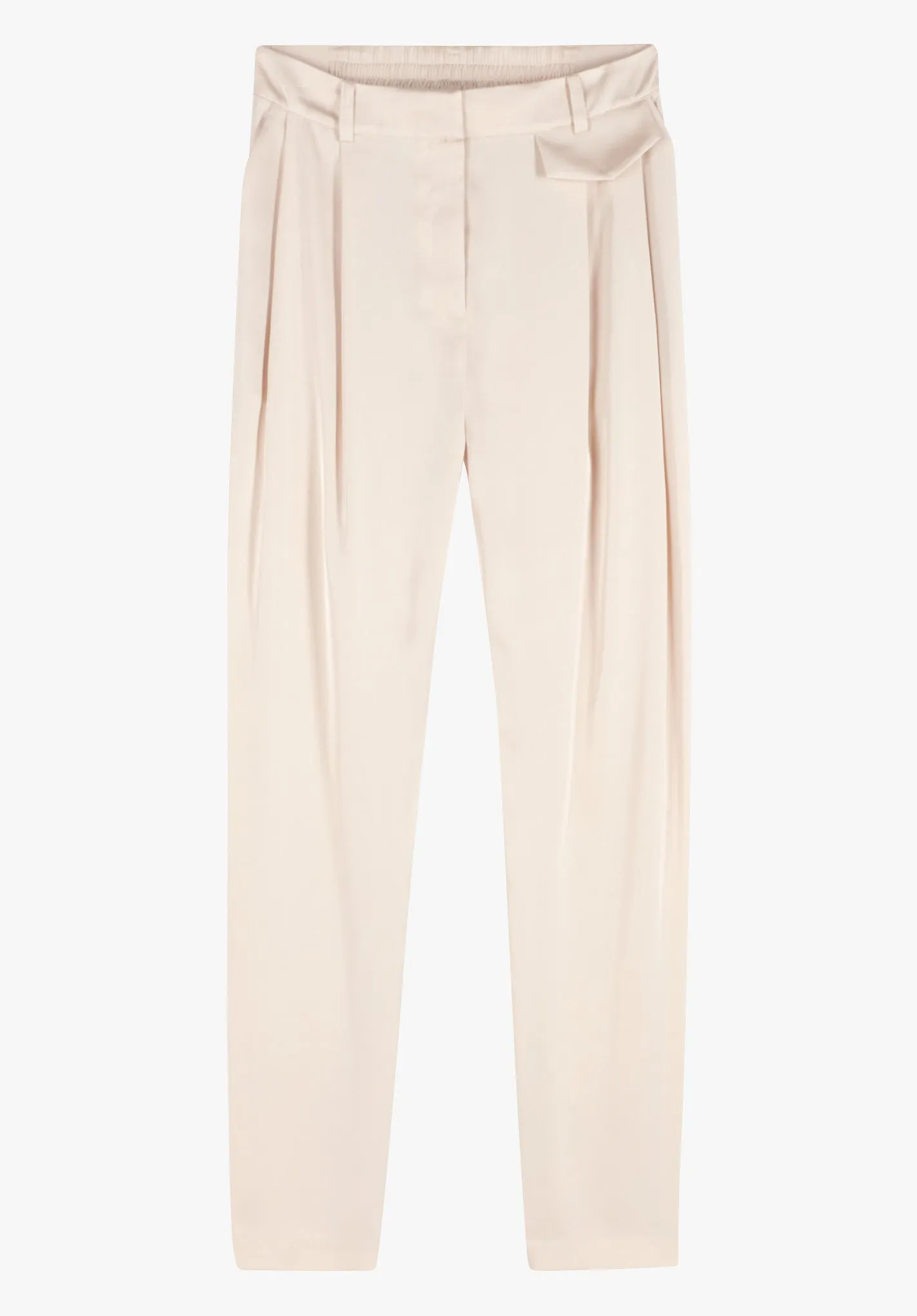 Carine Wide Leg Satin Trousers