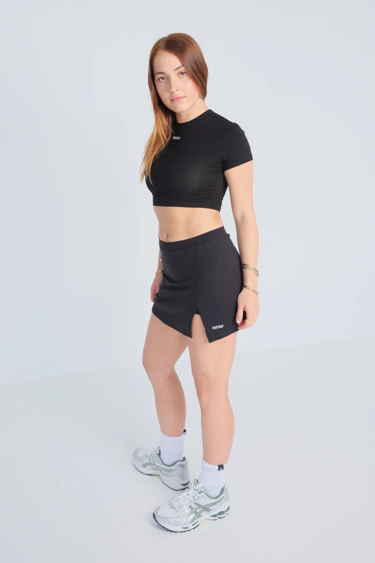 Charmed Split Skorts - Black