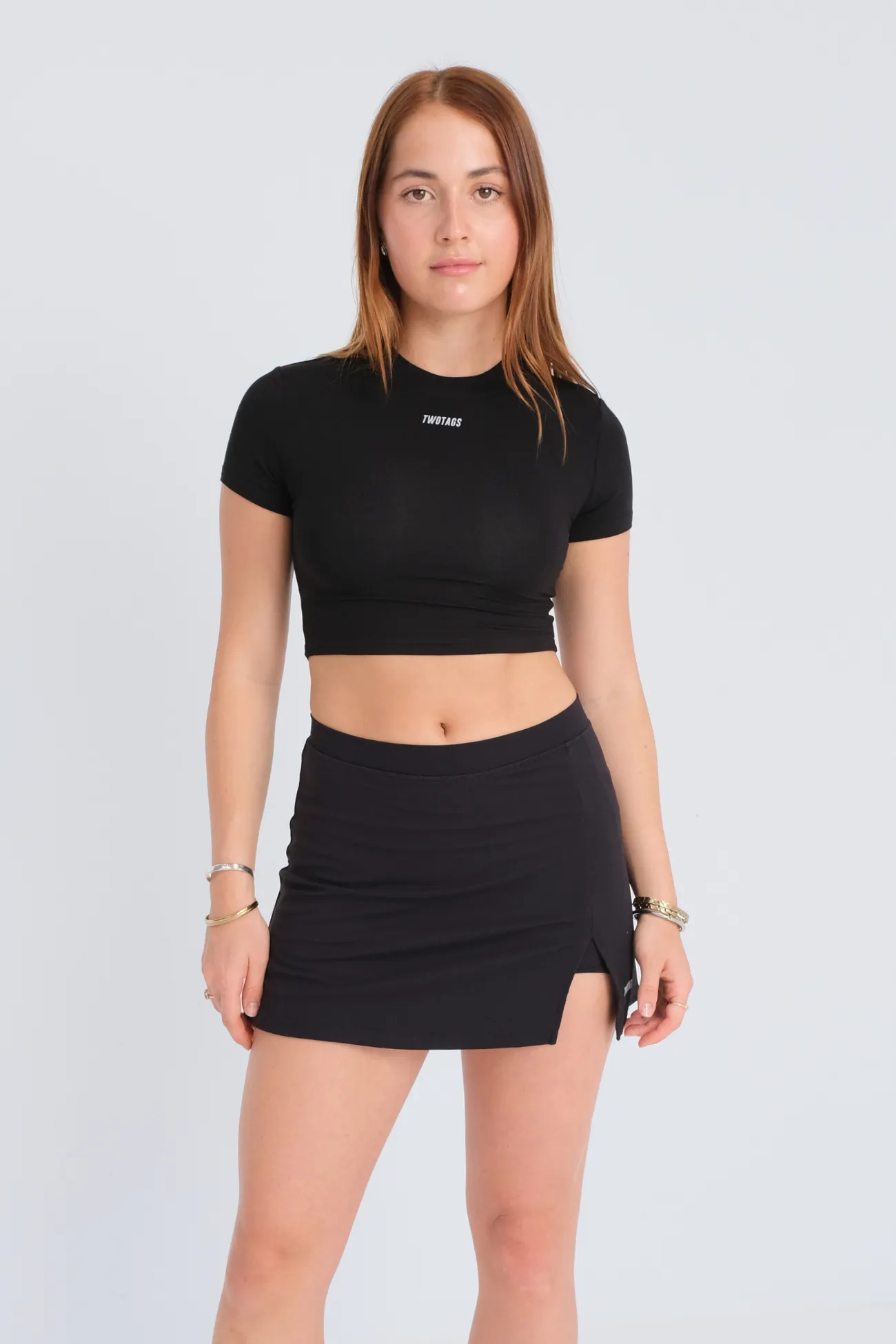 Charmed Split Skorts - Black