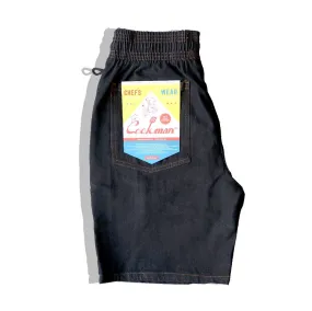 Cookman Chef Short Pants - Denim : Black