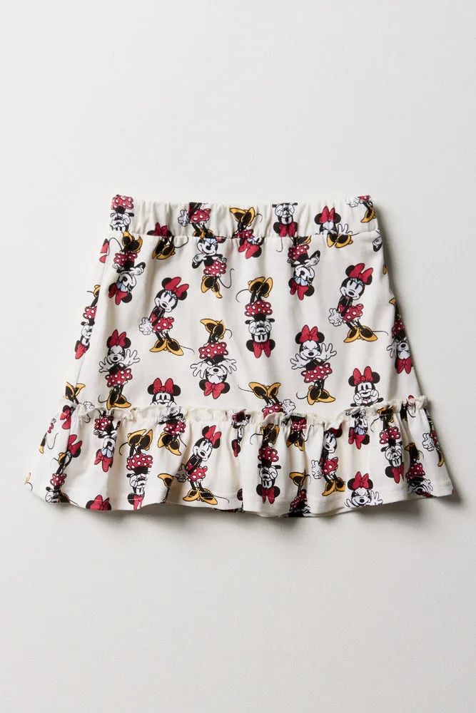 Disney Skorts White