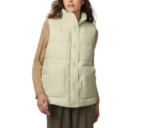 Double Stitch Puffer Vest Sage