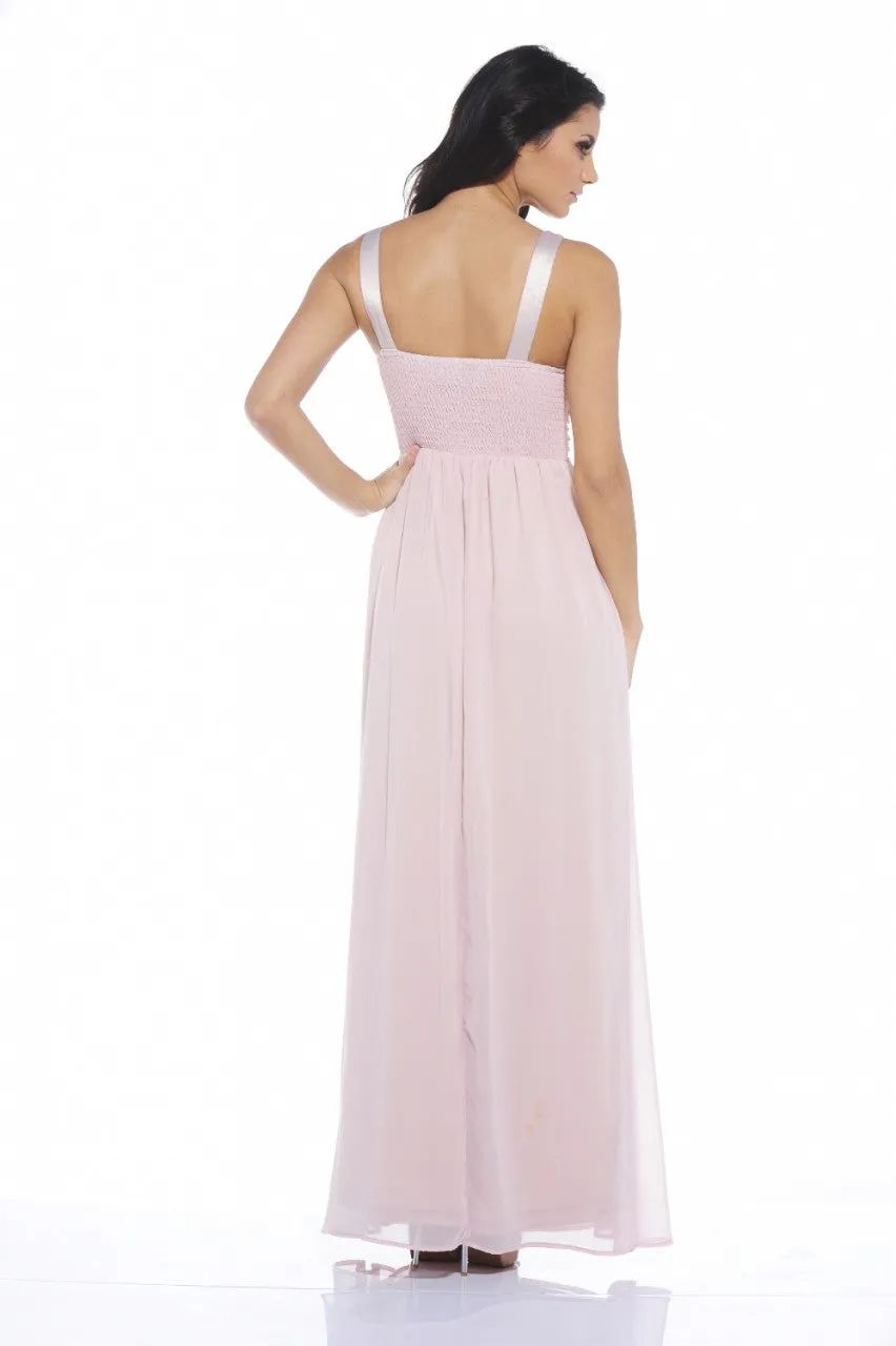 Embellished Key Hole Front Maxi