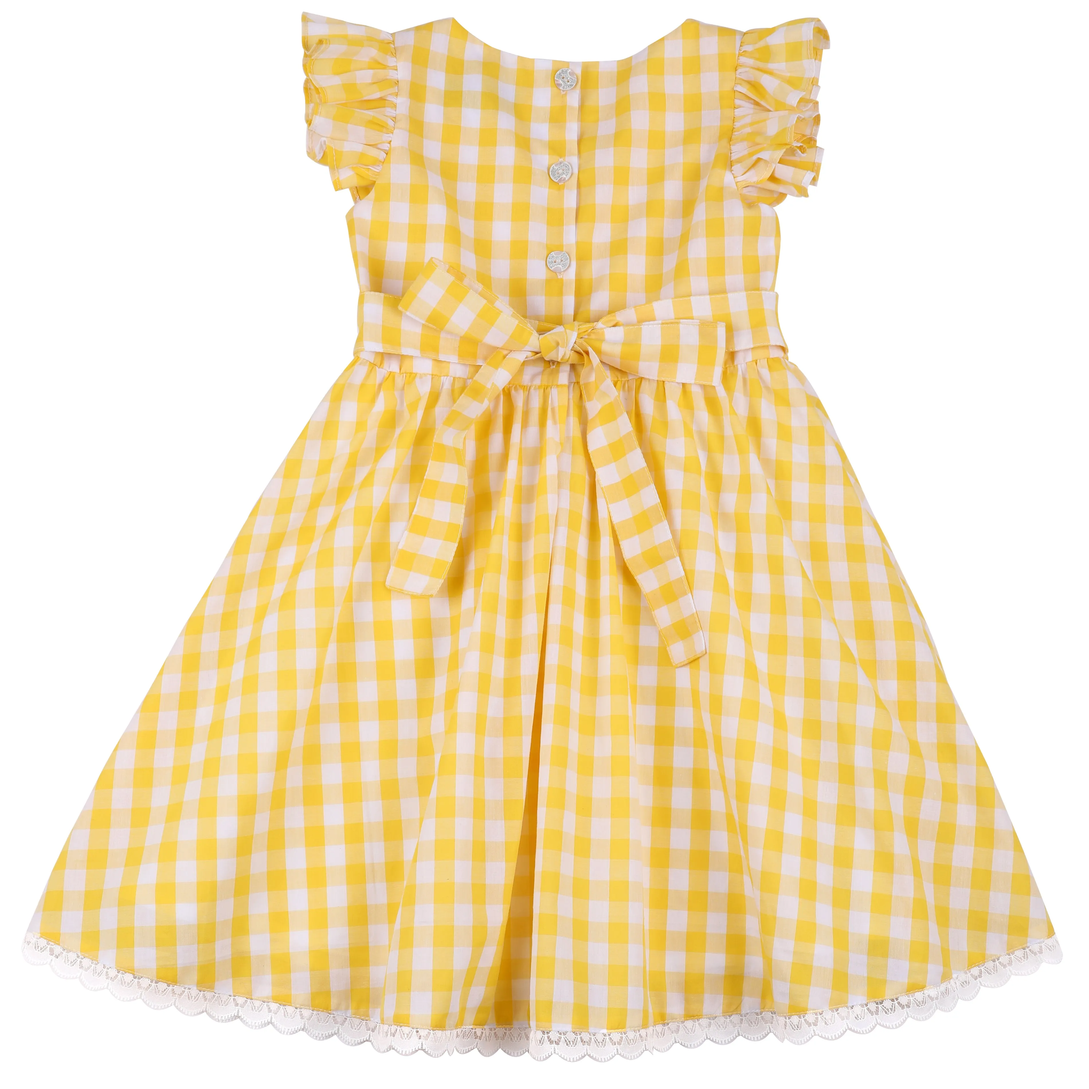 Girls  Gingham Casual Dress