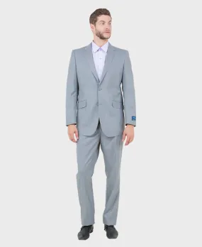 Grey Wool Twill Modern Fit Suit