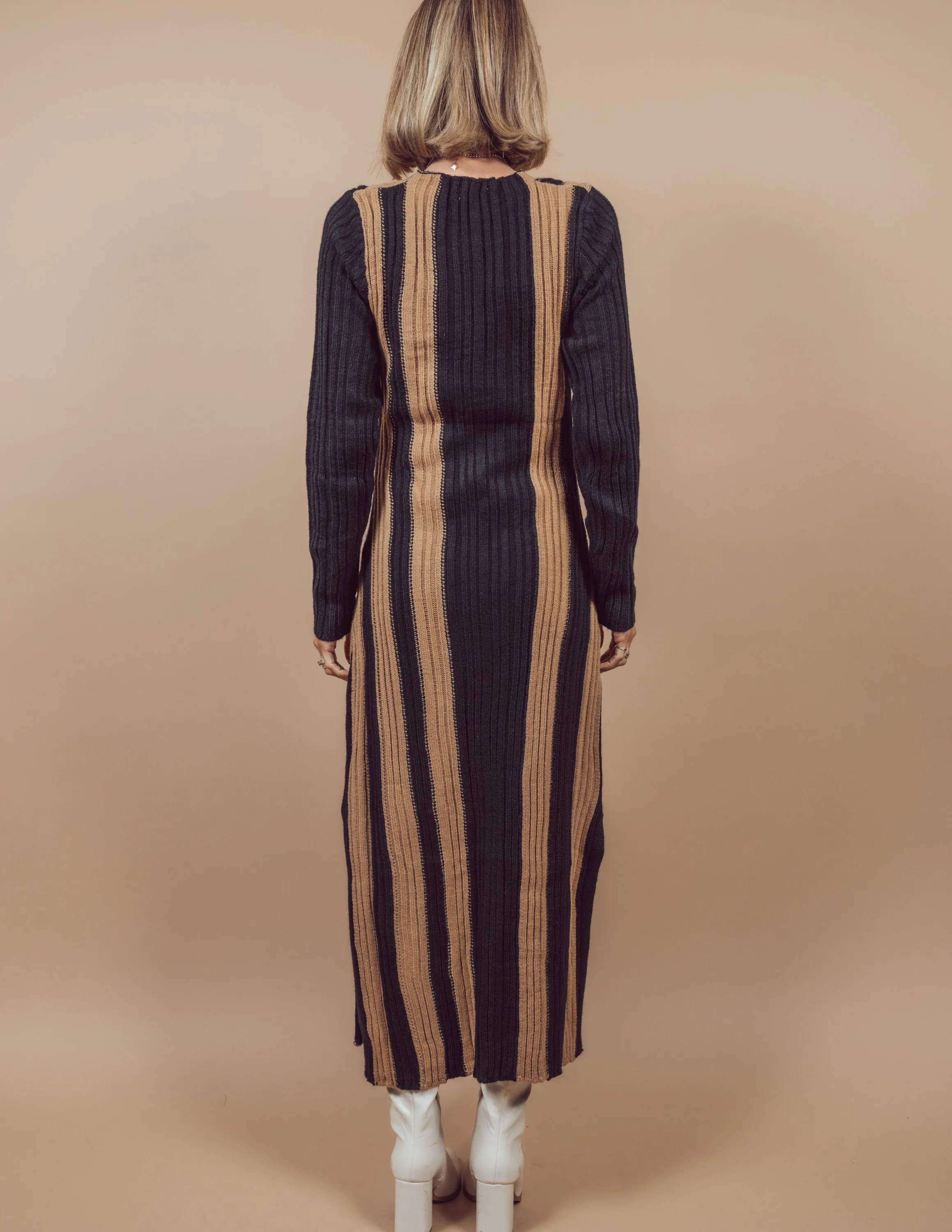 Jen Striped Sweater Dress