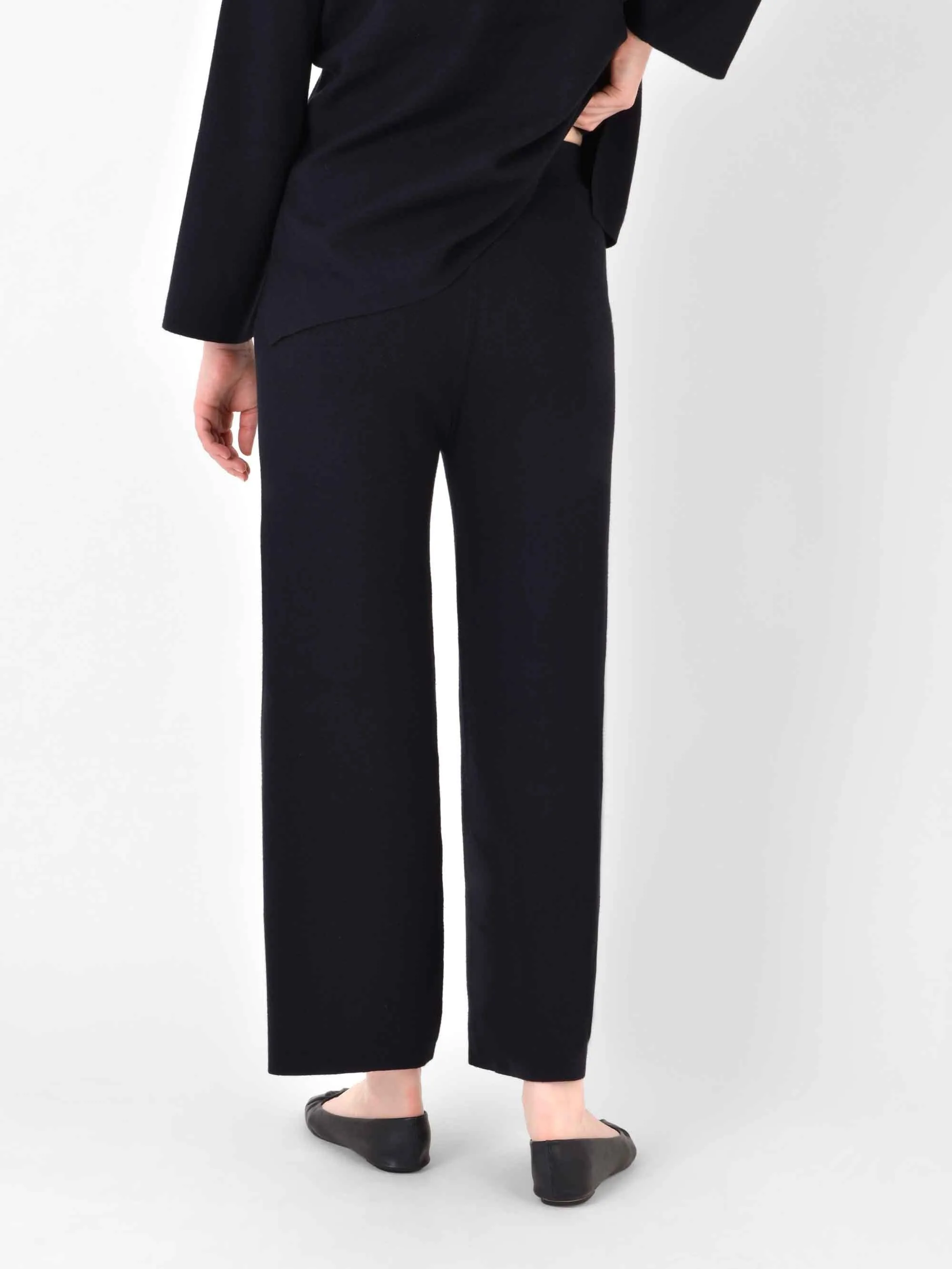 Knitted Wide Leg Trouser