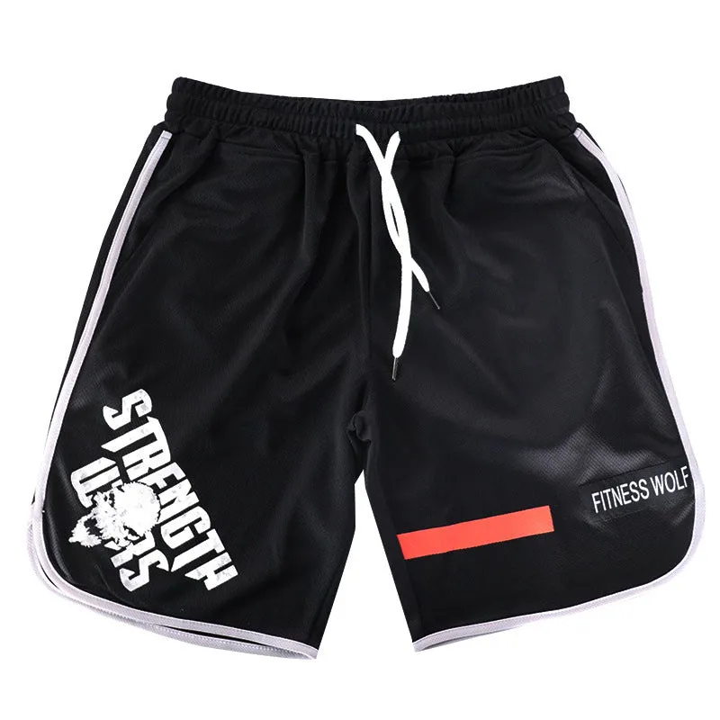 Muscle Boy Fitness Brother Shorts Men's Summer Plus Size Quick-Drying Sports Pants