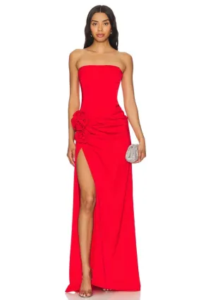 NBD red formal dress