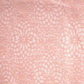 Stretch Bengaline Print - Marble - Peach