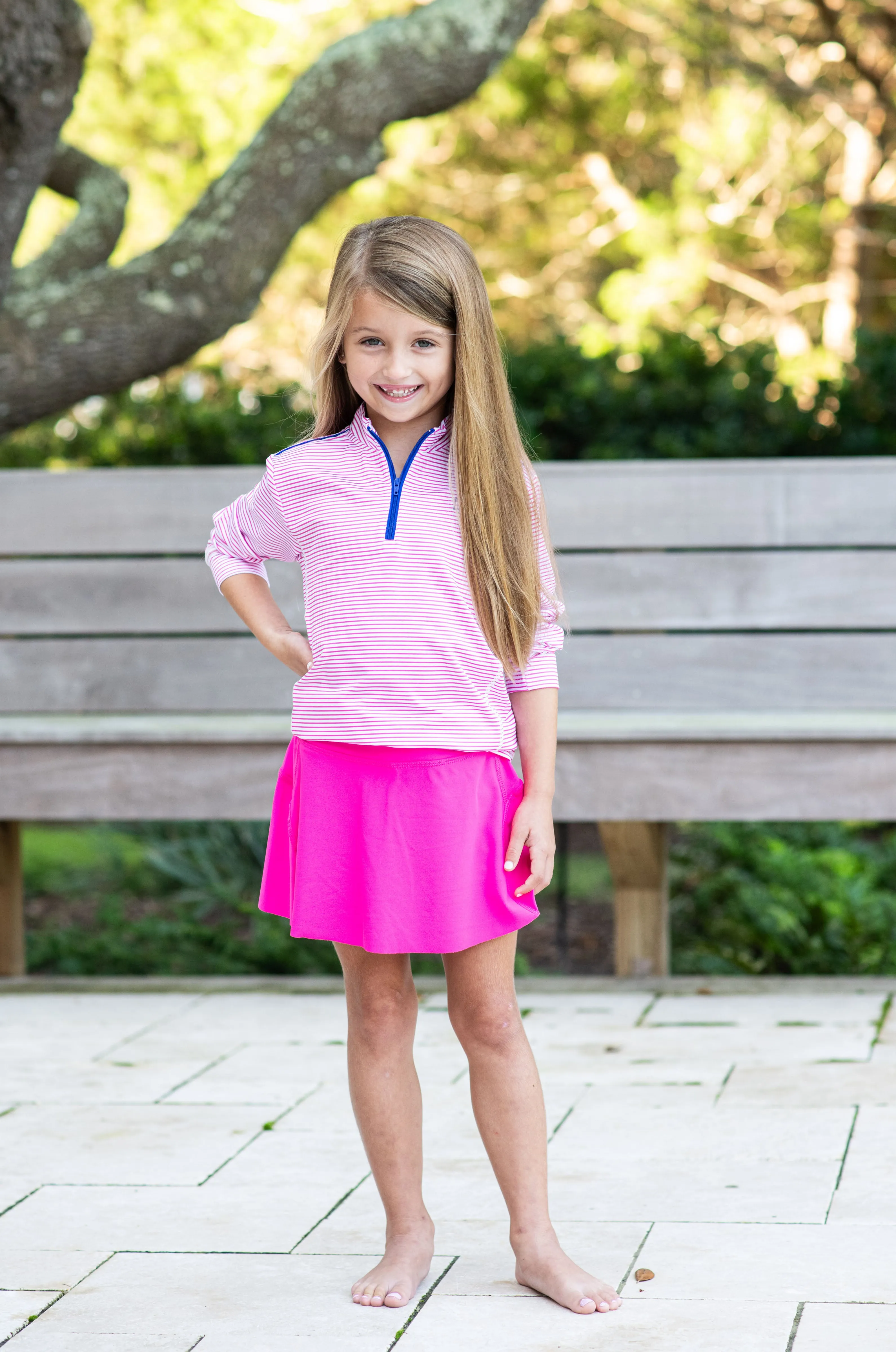 Tennis Twirl Skort in Cheeky Pink