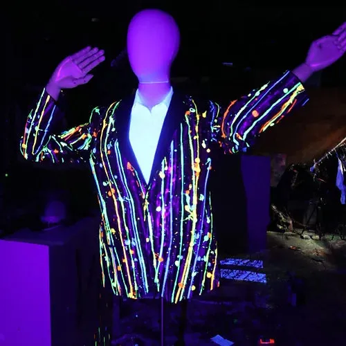 The Electric Roy Black Light Jacket