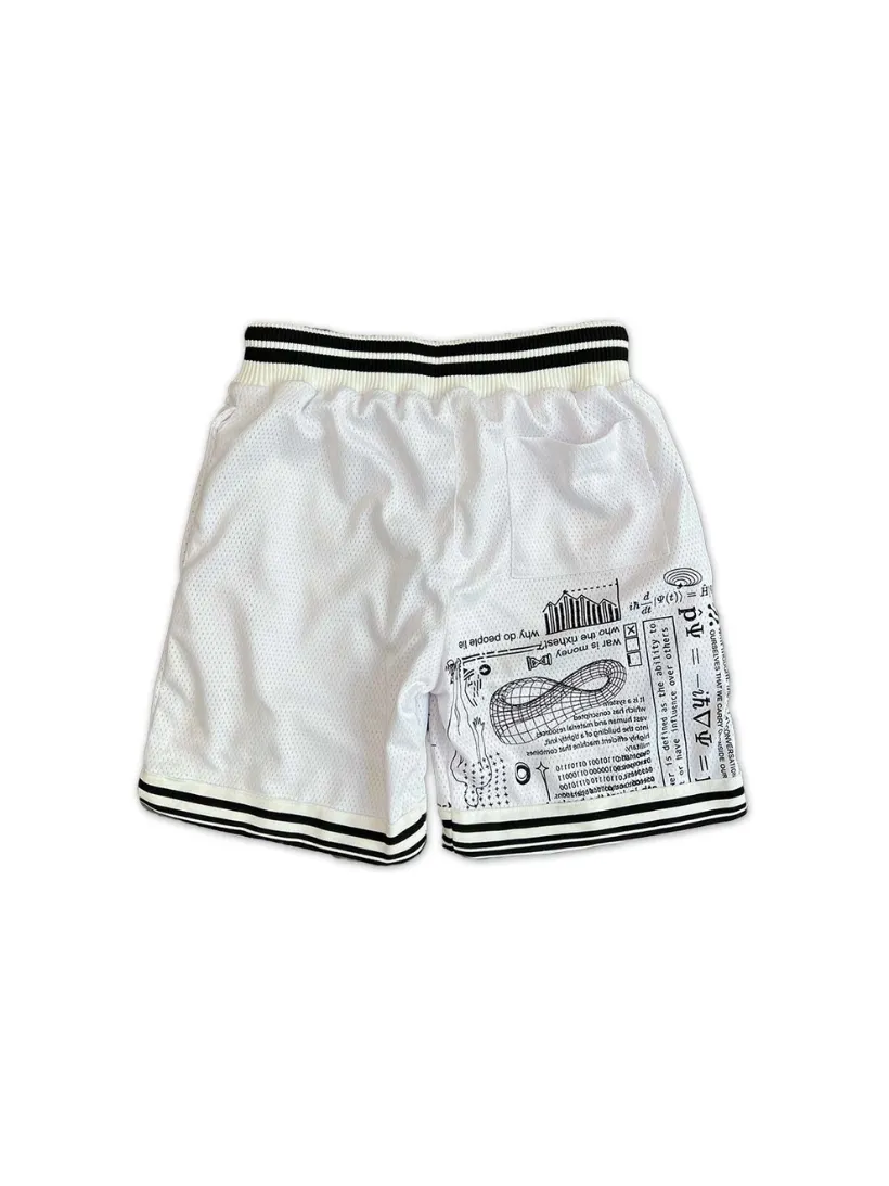 UNREAL Team Shorts About Us White