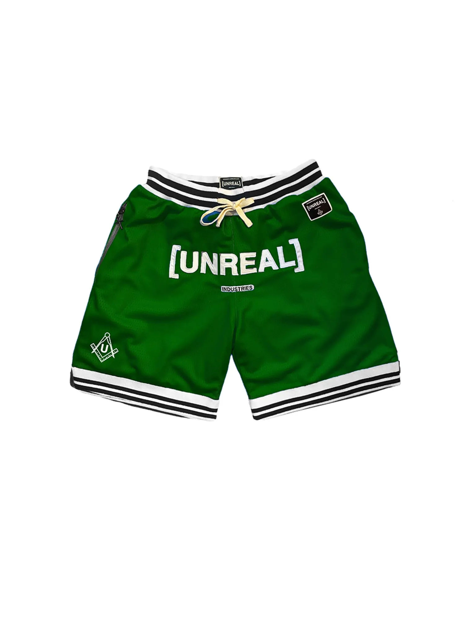 UNREAL Team shorts dollar green